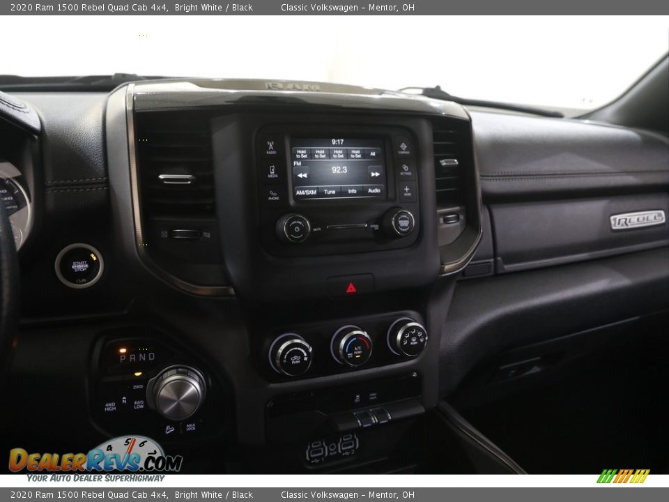 2020 Ram 1500 Rebel Quad Cab 4x4 Bright White / Black Photo #9