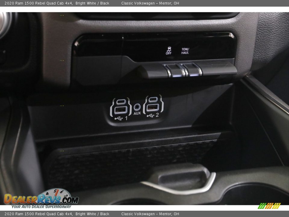 2020 Ram 1500 Rebel Quad Cab 4x4 Bright White / Black Photo #15
