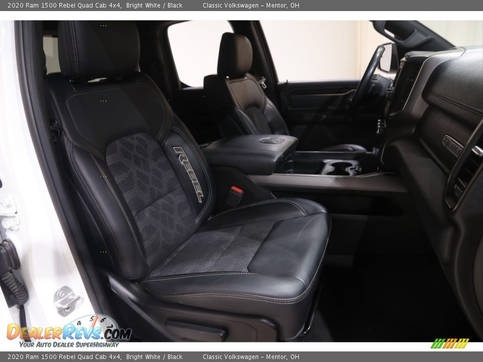 2020 Ram 1500 Rebel Quad Cab 4x4 Bright White / Black Photo #18