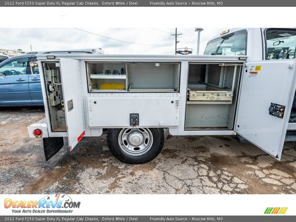 2012 Ford F250 Super Duty XL Regular Cab Chassis Oxford White / Steel Photo #22