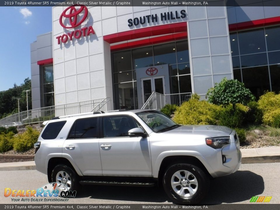 2019 Toyota 4Runner SR5 Premium 4x4 Classic Silver Metallic / Graphite Photo #2