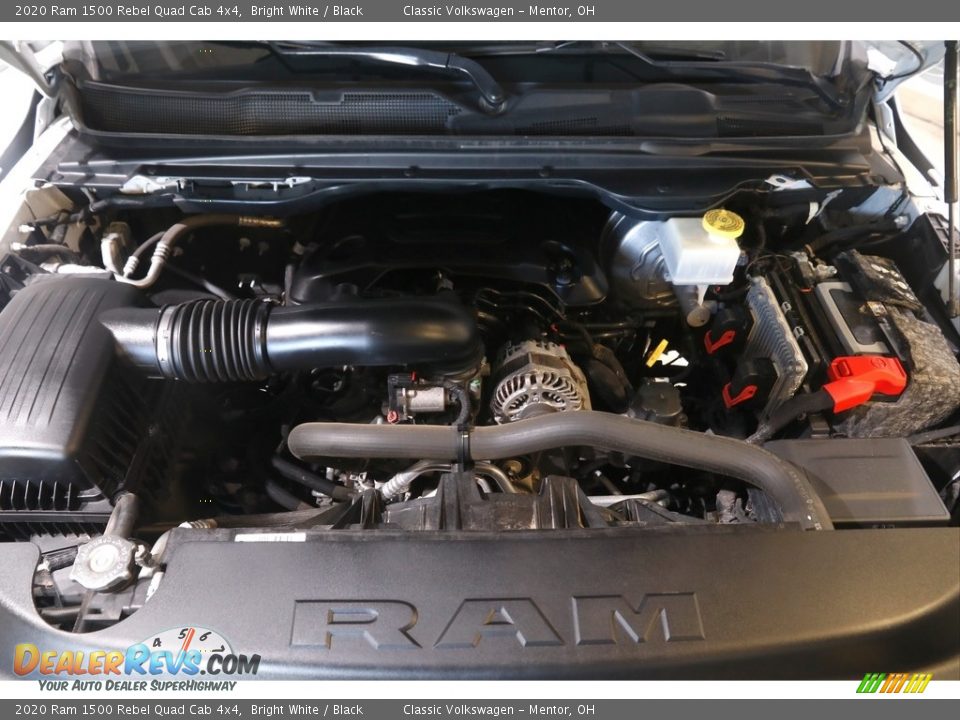 2020 Ram 1500 Rebel Quad Cab 4x4 Bright White / Black Photo #22