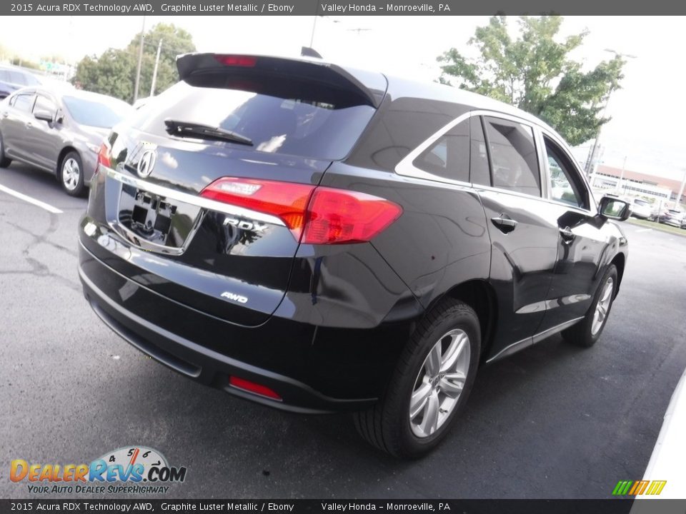 2015 Acura RDX Technology AWD Graphite Luster Metallic / Ebony Photo #5