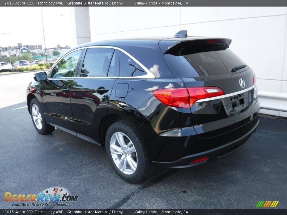 2015 Acura RDX Technology AWD Graphite Luster Metallic / Ebony Photo #8