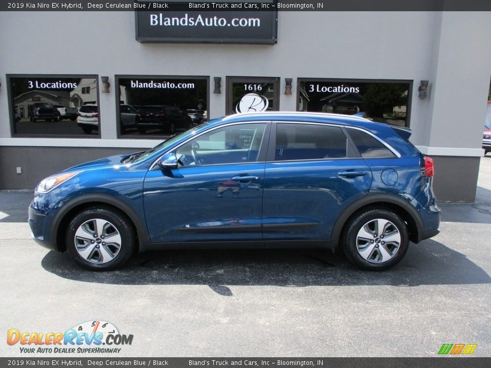 2019 Kia Niro EX Hybrid Deep Cerulean Blue / Black Photo #1