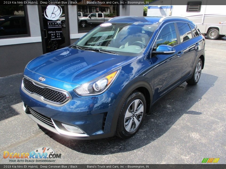 2019 Kia Niro EX Hybrid Deep Cerulean Blue / Black Photo #2