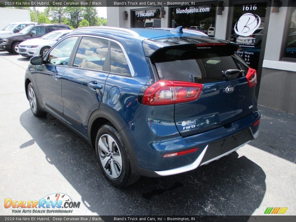 2019 Kia Niro EX Hybrid Deep Cerulean Blue / Black Photo #3