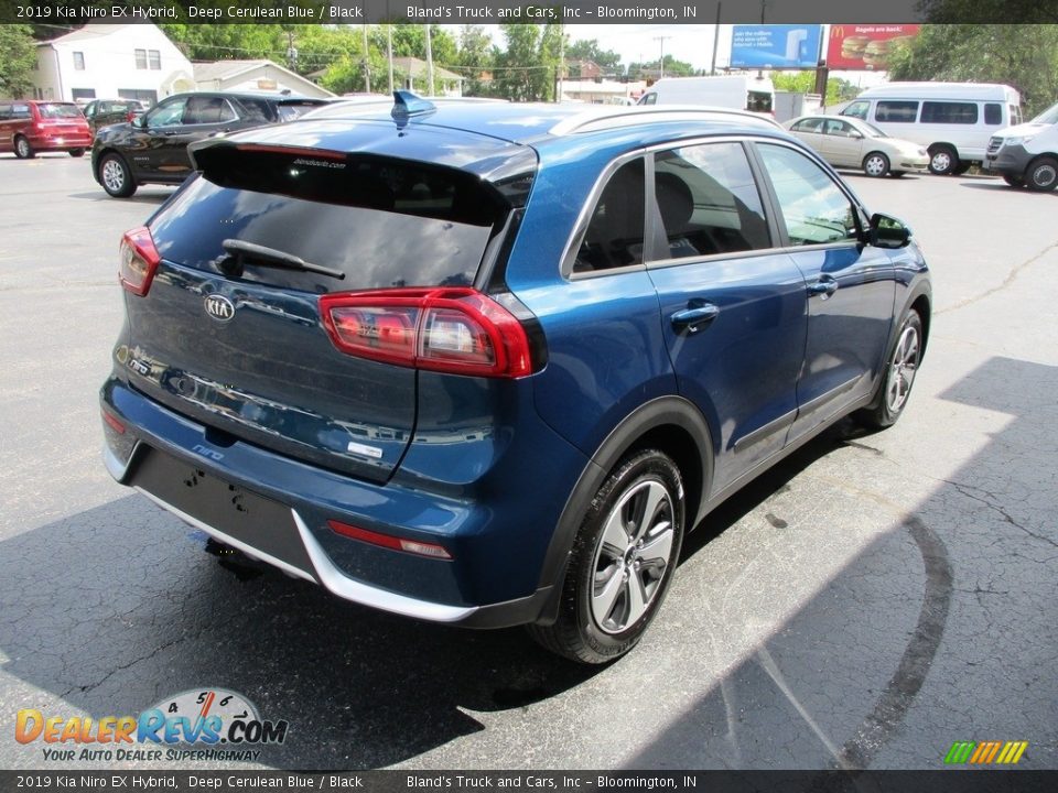 2019 Kia Niro EX Hybrid Deep Cerulean Blue / Black Photo #4