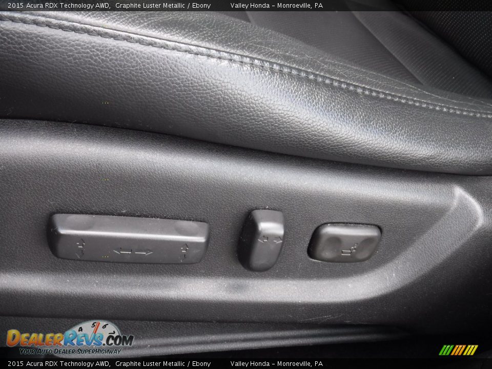 2015 Acura RDX Technology AWD Graphite Luster Metallic / Ebony Photo #14