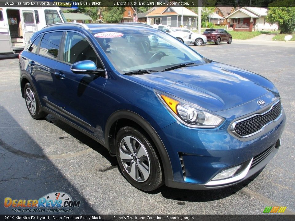 2019 Kia Niro EX Hybrid Deep Cerulean Blue / Black Photo #5