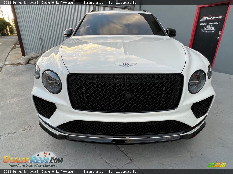 2022 Bentley Bentayga S Glacier White / Hotspur Photo #11