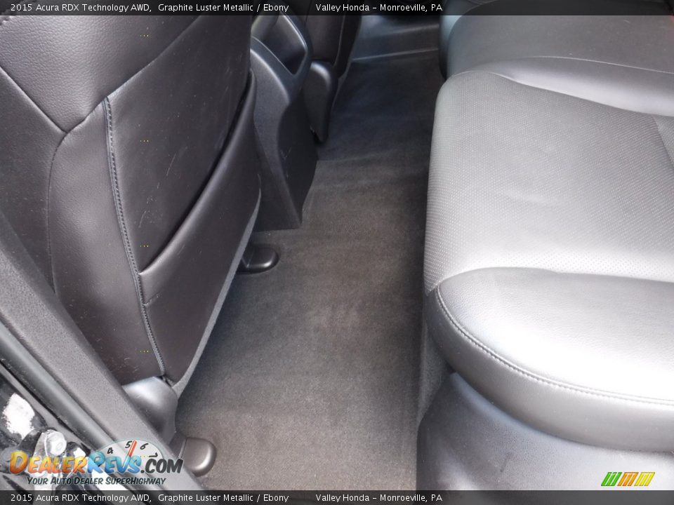2015 Acura RDX Technology AWD Graphite Luster Metallic / Ebony Photo #28