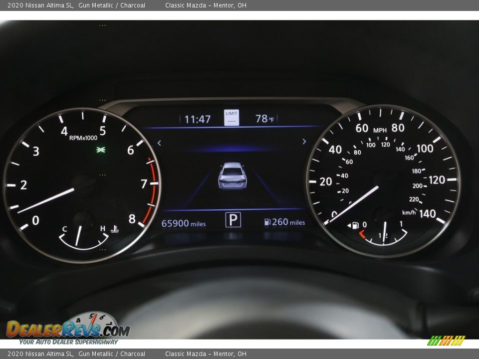 2020 Nissan Altima SL Gun Metallic / Charcoal Photo #8