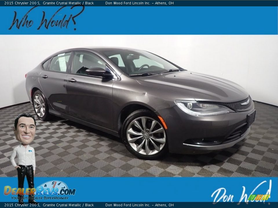 2015 Chrysler 200 S Granite Crystal Metallic / Black Photo #1