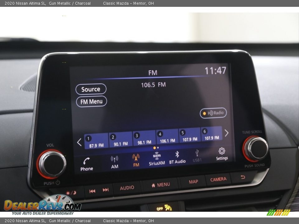 2020 Nissan Altima SL Gun Metallic / Charcoal Photo #10