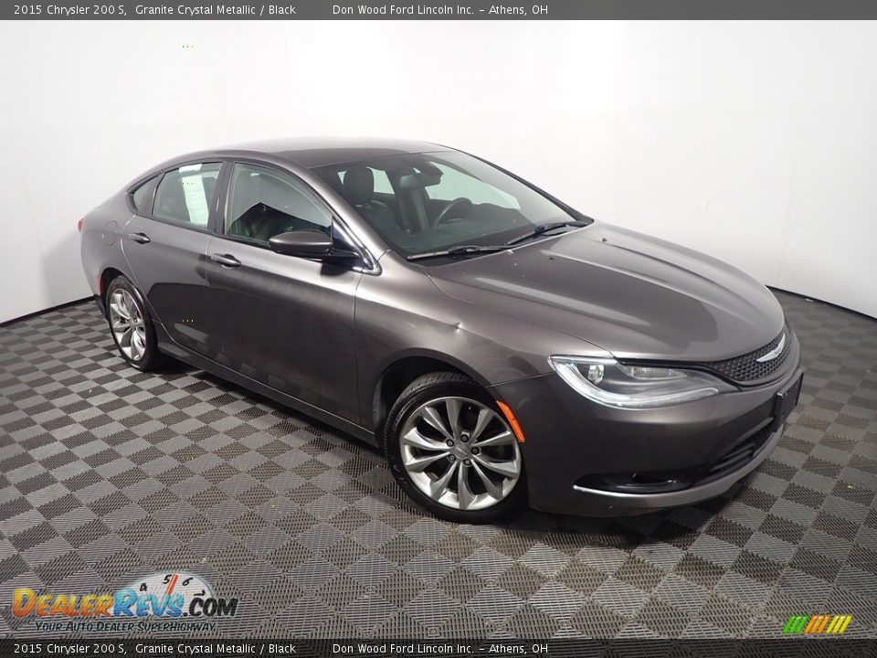 2015 Chrysler 200 S Granite Crystal Metallic / Black Photo #3