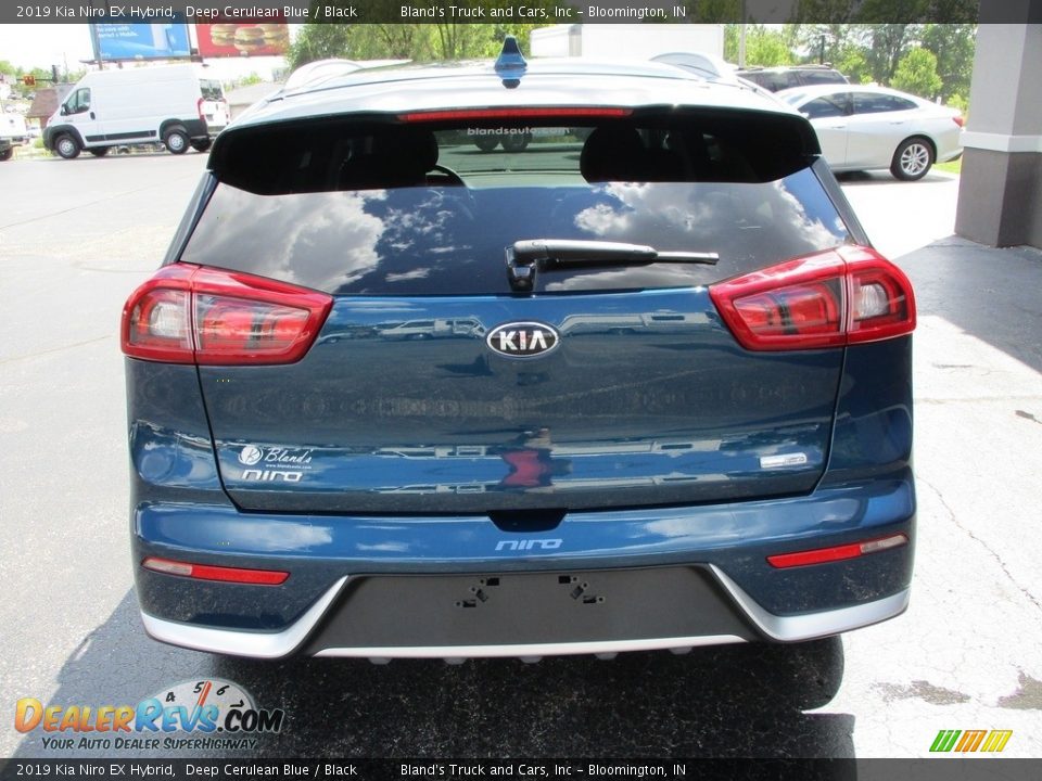 2019 Kia Niro EX Hybrid Deep Cerulean Blue / Black Photo #28