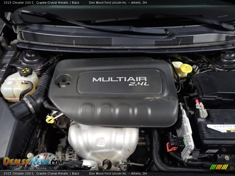 2015 Chrysler 200 S Granite Crystal Metallic / Black Photo #7
