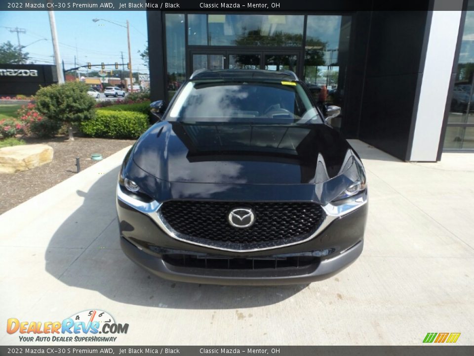 2022 Mazda CX-30 S Premium AWD Jet Black Mica / Black Photo #2