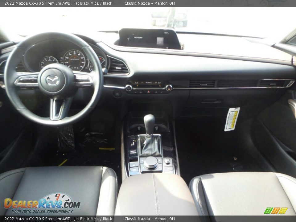 2022 Mazda CX-30 S Premium AWD Jet Black Mica / Black Photo #3