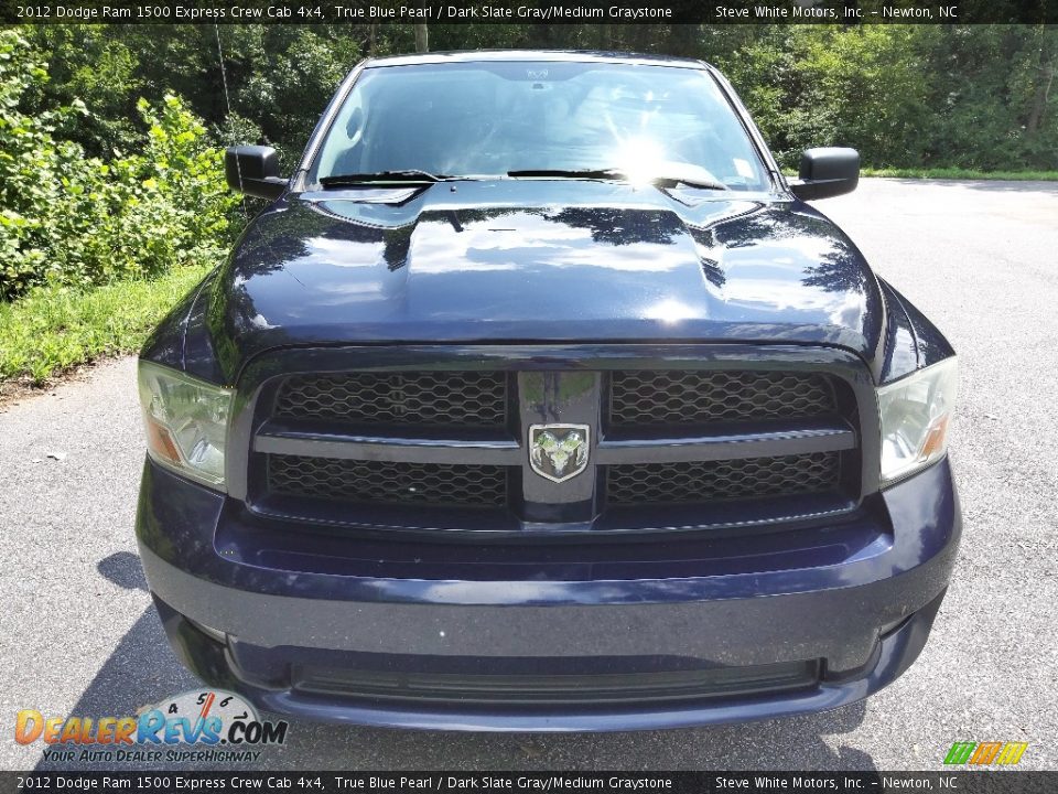 2012 Dodge Ram 1500 Express Crew Cab 4x4 True Blue Pearl / Dark Slate Gray/Medium Graystone Photo #3