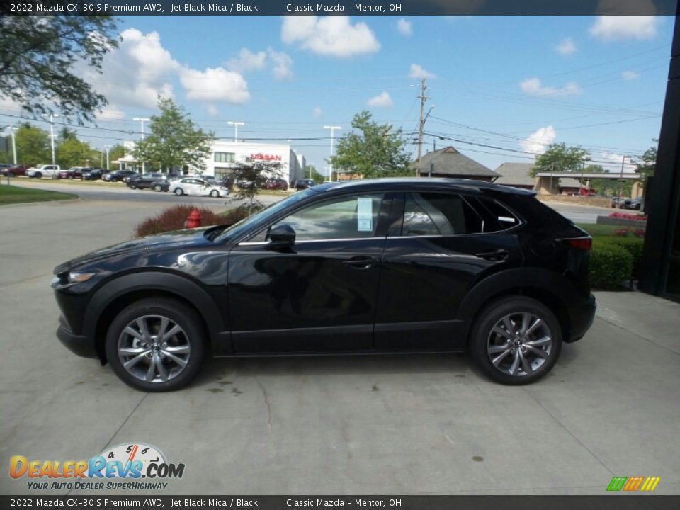 2022 Mazda CX-30 S Premium AWD Jet Black Mica / Black Photo #6