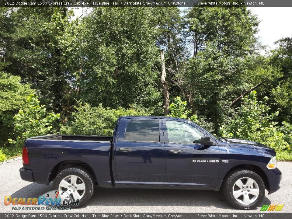 2012 Dodge Ram 1500 Express Crew Cab 4x4 True Blue Pearl / Dark Slate Gray/Medium Graystone Photo #5