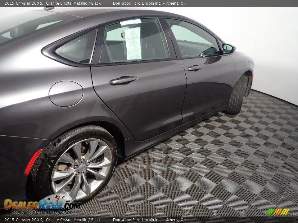 2015 Chrysler 200 S Granite Crystal Metallic / Black Photo #19