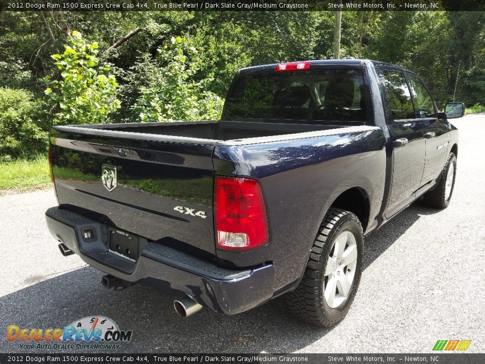 2012 Dodge Ram 1500 Express Crew Cab 4x4 True Blue Pearl / Dark Slate Gray/Medium Graystone Photo #6