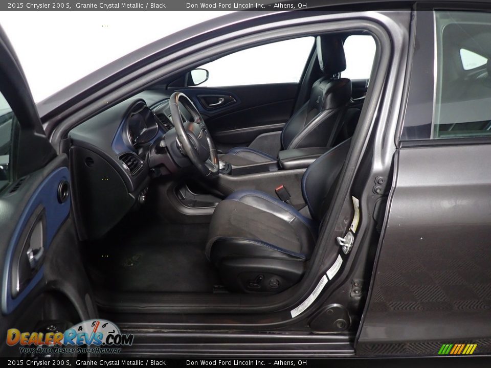 2015 Chrysler 200 S Granite Crystal Metallic / Black Photo #22