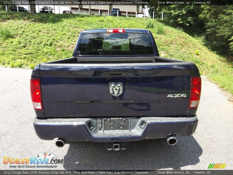 2012 Dodge Ram 1500 Express Crew Cab 4x4 True Blue Pearl / Dark Slate Gray/Medium Graystone Photo #9