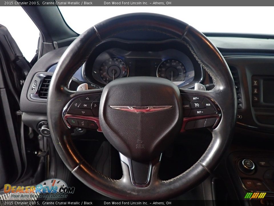2015 Chrysler 200 S Granite Crystal Metallic / Black Photo #26