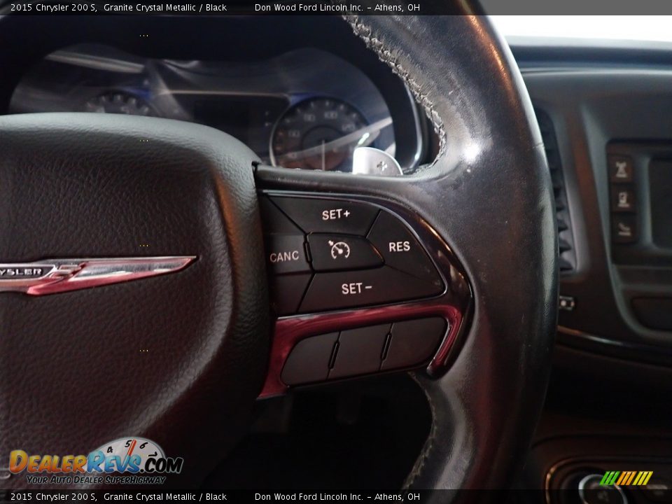 2015 Chrysler 200 S Granite Crystal Metallic / Black Photo #29