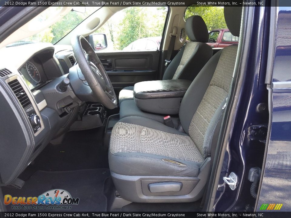 2012 Dodge Ram 1500 Express Crew Cab 4x4 True Blue Pearl / Dark Slate Gray/Medium Graystone Photo #16