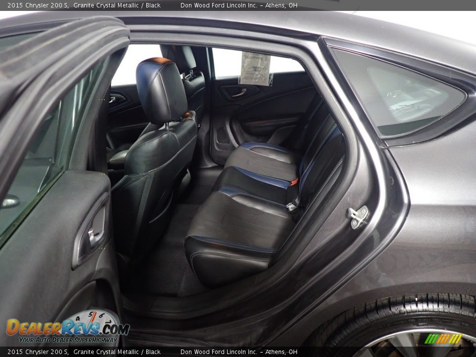 2015 Chrysler 200 S Granite Crystal Metallic / Black Photo #34