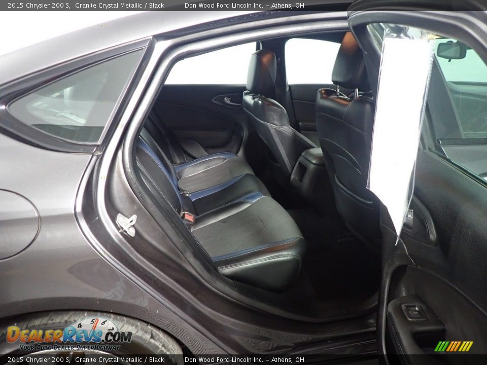 2015 Chrysler 200 S Granite Crystal Metallic / Black Photo #36