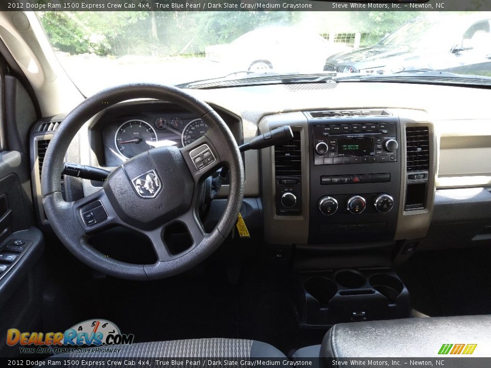 2012 Dodge Ram 1500 Express Crew Cab 4x4 True Blue Pearl / Dark Slate Gray/Medium Graystone Photo #24