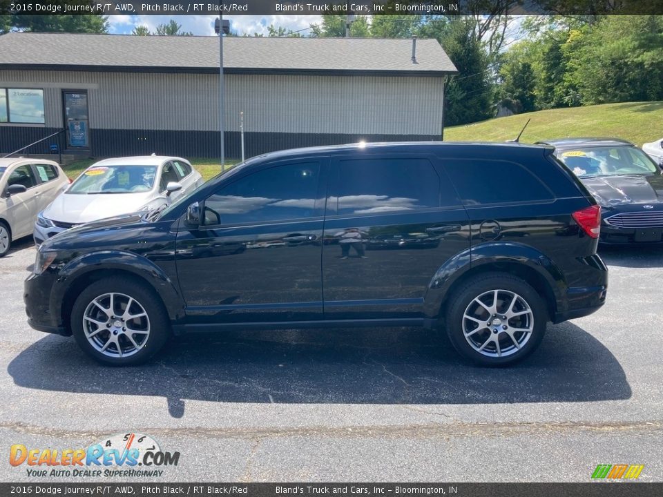 2016 Dodge Journey R/T AWD Pitch Black / RT Black/Red Photo #1