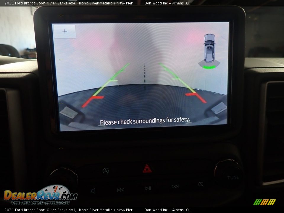 2021 Ford Bronco Sport Outer Banks 4x4 Iconic Silver Metallic / Navy Pier Photo #2