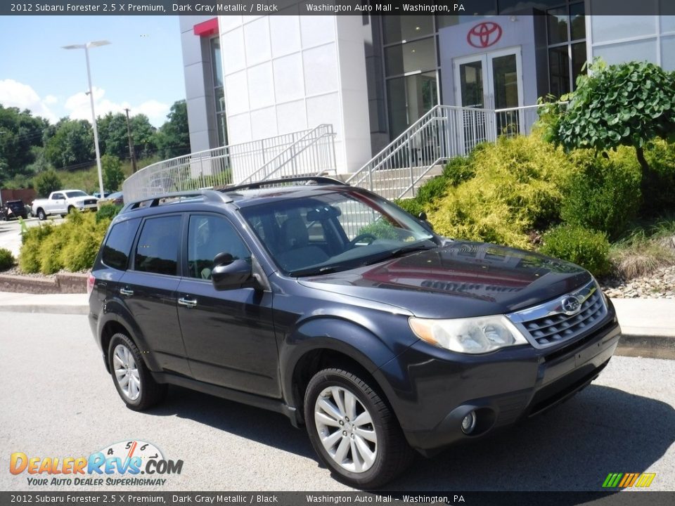 2012 Subaru Forester 2.5 X Premium Dark Gray Metallic / Black Photo #1