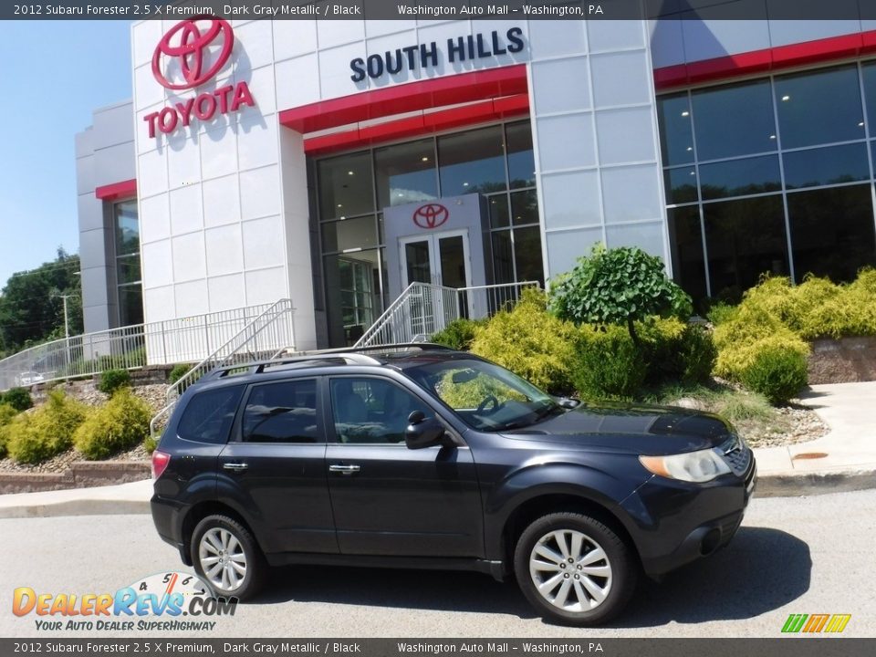 2012 Subaru Forester 2.5 X Premium Dark Gray Metallic / Black Photo #2