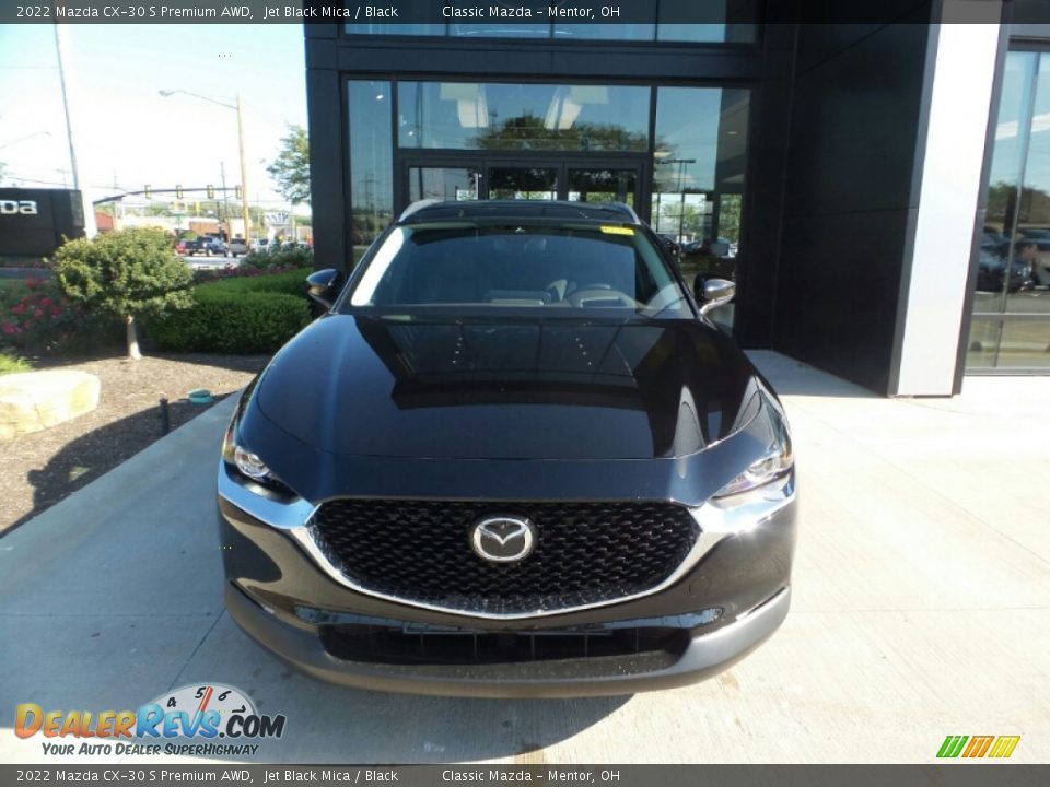 2022 Mazda CX-30 S Premium AWD Jet Black Mica / Black Photo #2