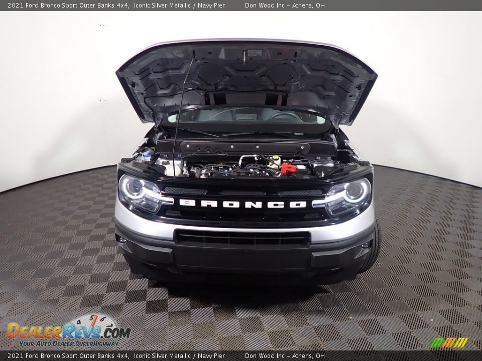 2021 Ford Bronco Sport Outer Banks 4x4 Iconic Silver Metallic / Navy Pier Photo #5