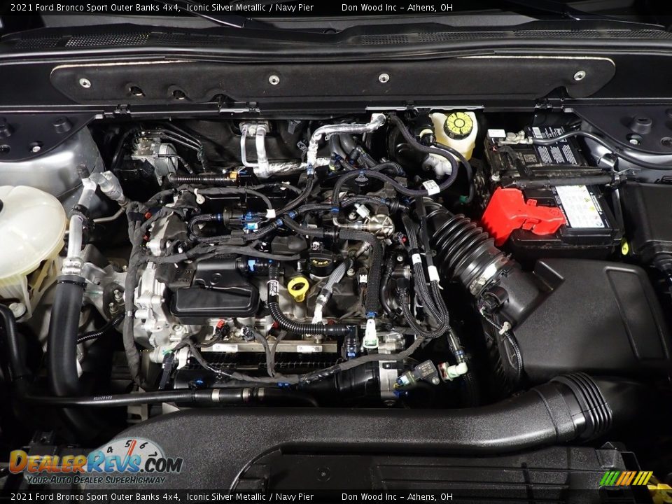 2021 Ford Bronco Sport Outer Banks 4x4 Iconic Silver Metallic / Navy Pier Photo #6