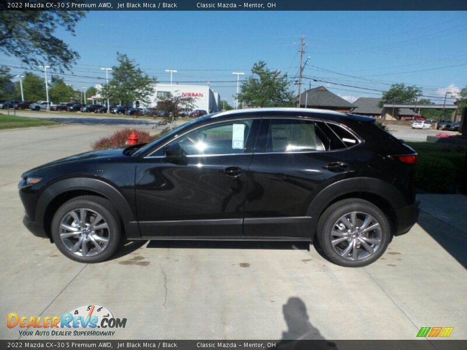 2022 Mazda CX-30 S Premium AWD Jet Black Mica / Black Photo #6