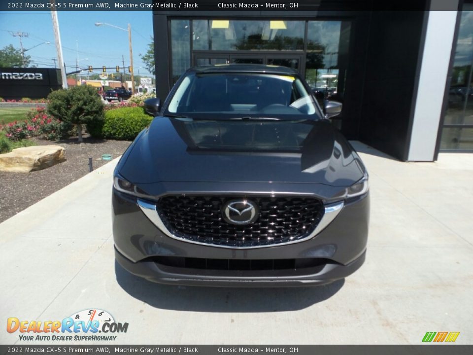 2022 Mazda CX-5 S Premium AWD Machine Gray Metallic / Black Photo #2