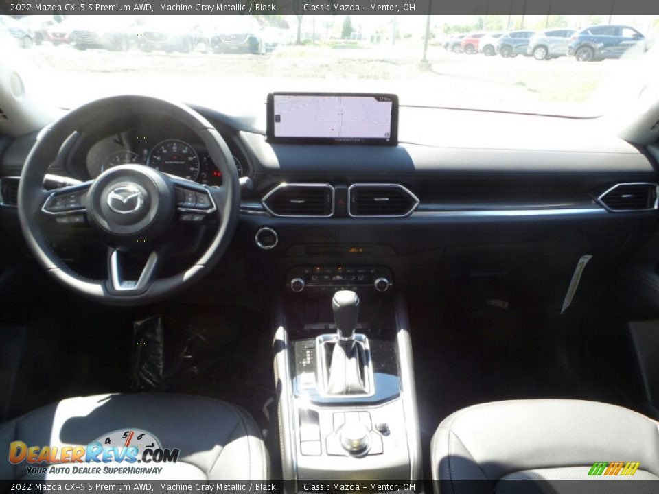 2022 Mazda CX-5 S Premium AWD Machine Gray Metallic / Black Photo #3