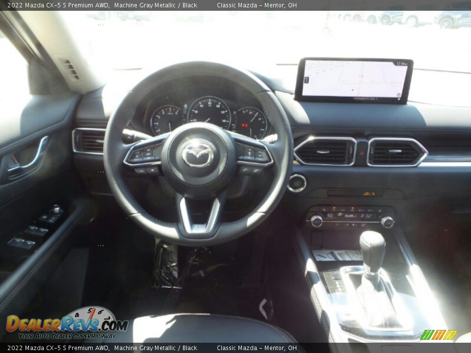 2022 Mazda CX-5 S Premium AWD Machine Gray Metallic / Black Photo #4