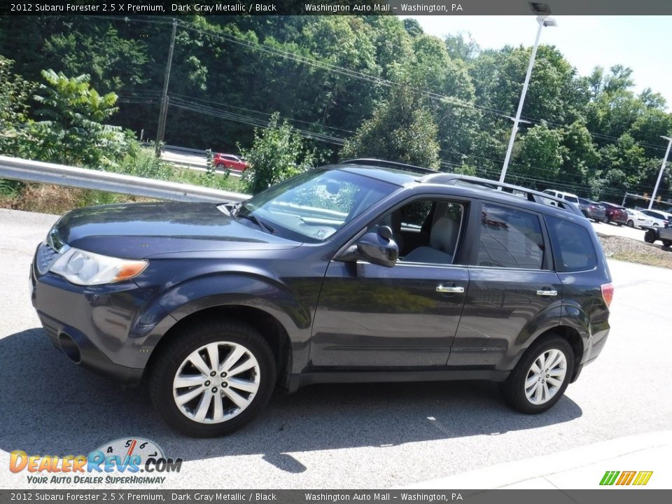 2012 Subaru Forester 2.5 X Premium Dark Gray Metallic / Black Photo #12