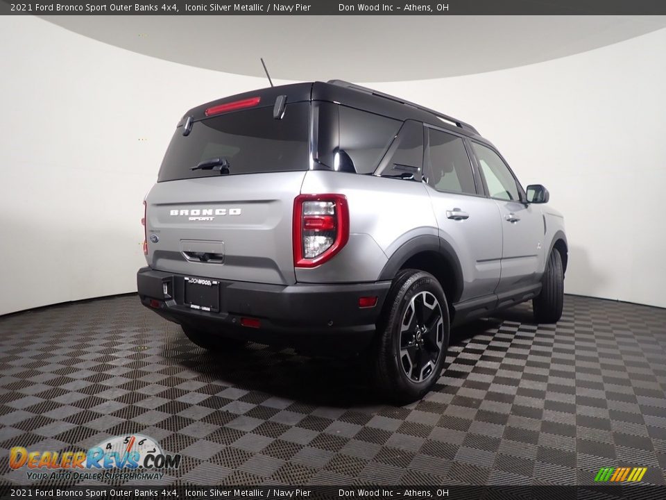 2021 Ford Bronco Sport Outer Banks 4x4 Iconic Silver Metallic / Navy Pier Photo #15